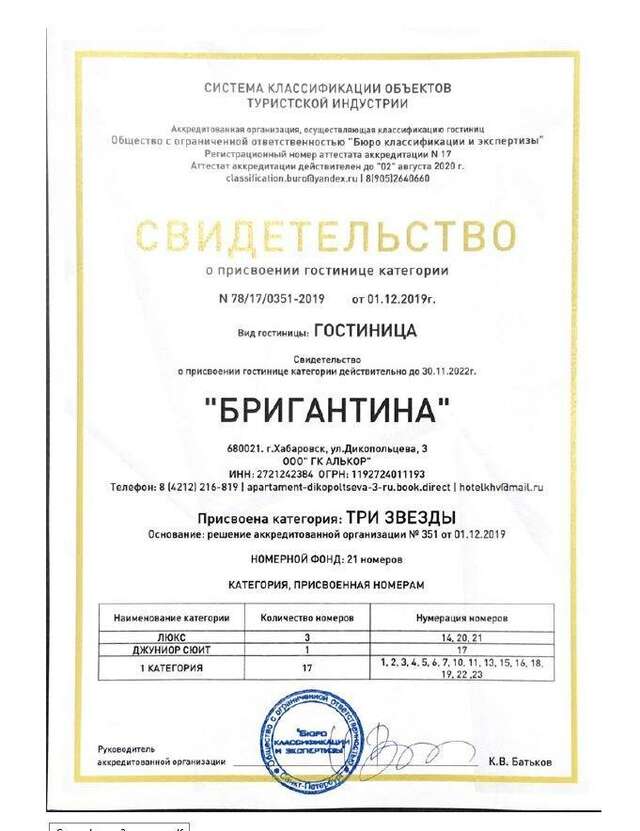 Гостиница Бригантина Хабаровск-57